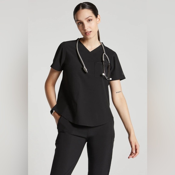 Asmar Scrubs Florence 2 Pocket Scrub Top S - Picture 1 of 3